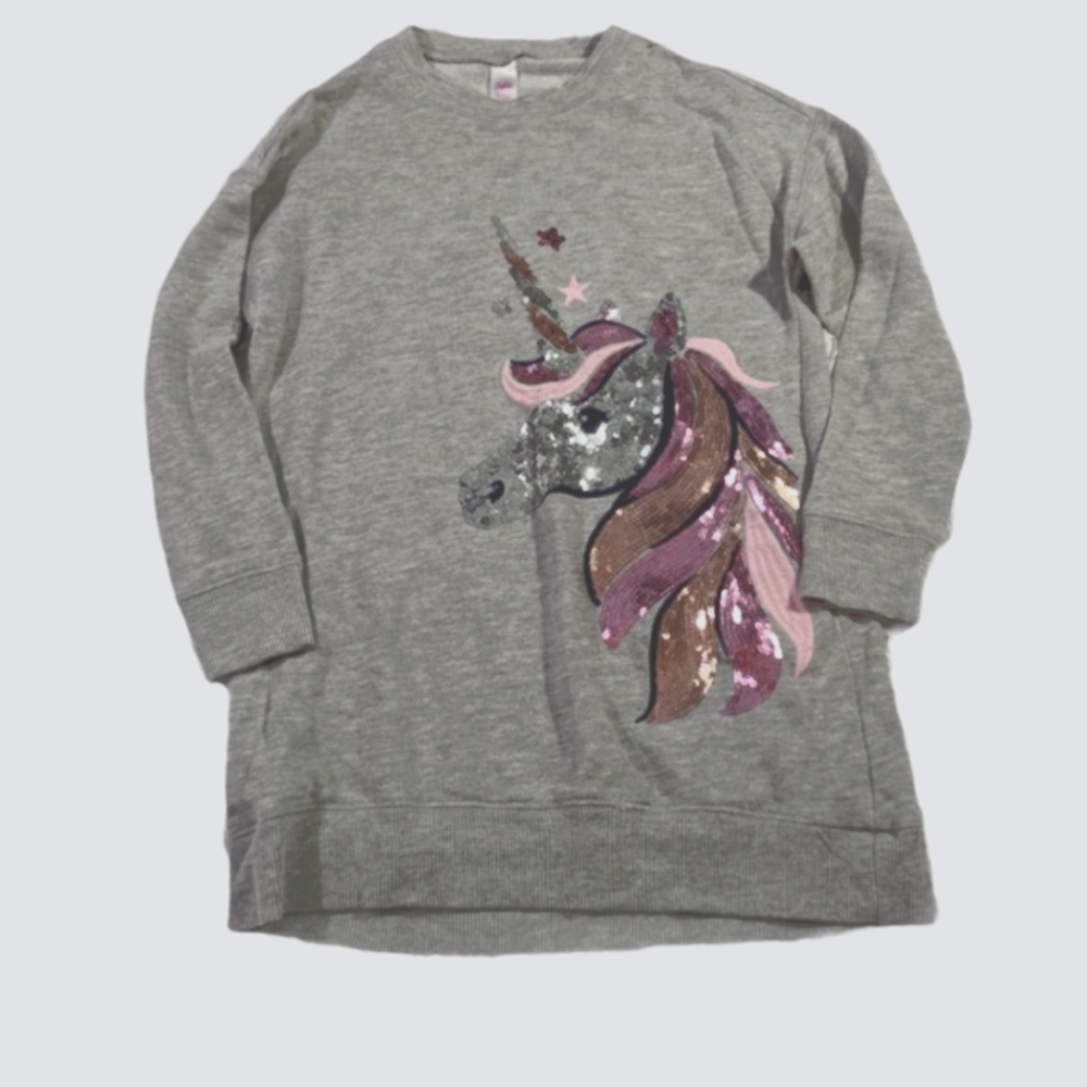 Justice💗Sequence Unicorn🦄 Long Sleeve Sweater Dress